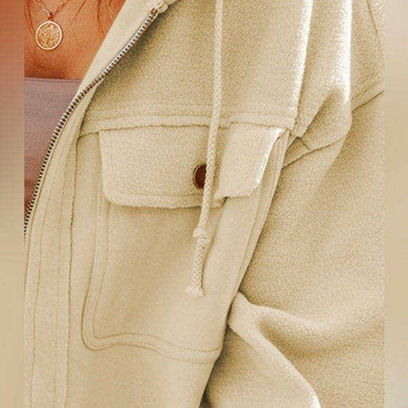 Apricot Zip Jacket w/Hood - Picture 4 of 5